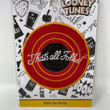 Loungefly Looney Tunes Iron On Patch "That's All Folks" New