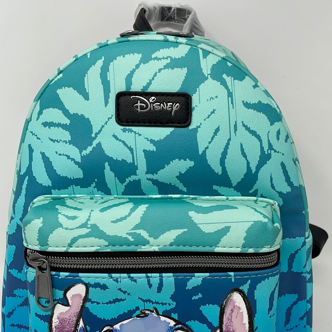 Loungefly on sale Disney Lilo & Stitch Tropical Leaves Mini Backpack set set D