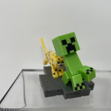 Minecraft Minifigure Mini Figure Craftables Series 1 Creeper & Ocelot Cat