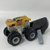 Hot Wheels Mattel Gas Monkey Gold Monster Truck Black Accelerator Key