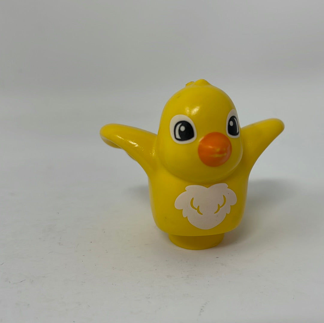Lego Duplo YELLOW BIRD w White Chest Pet House Home Zoo Orange Beak shophobbymall