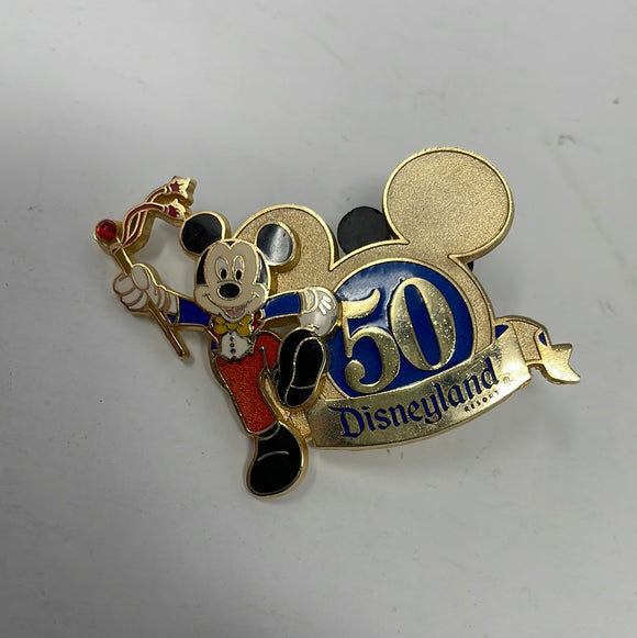 Disney Disneyland Resort 50th Anniversary Mickey Mouse 3D Ears Pin 2006