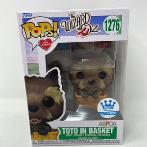 Funko Pops! With Purpose The Wizard Of Oz Toto in Basket ASPCA Funko Exclusive