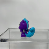 HATCHIMALS COLLEGGTIBLES SEASON 1 FOREST PURPLE & BLUE SKUNK WITH SILVER WINGS