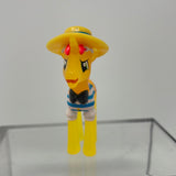 My Little Pony Hasbro G4 Blind Bag Mini Figure Flam (Mustache) Clear Neon