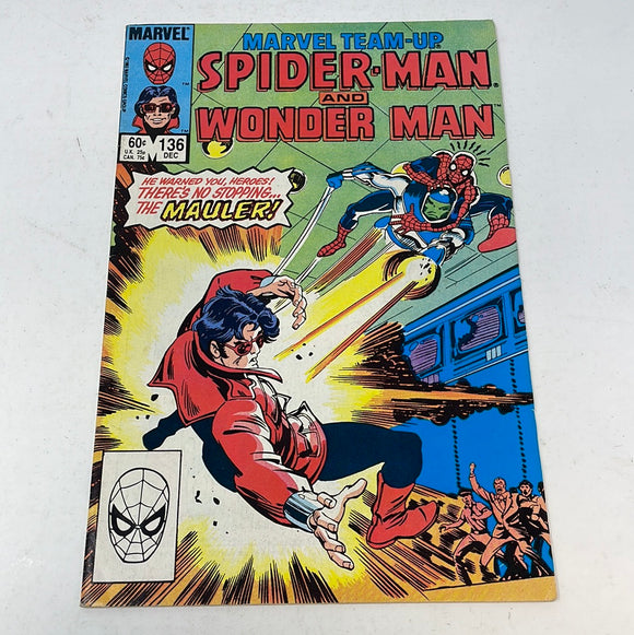 Marvel Comics Team-Up Spider-Man And Wonder Man #136 December 1982