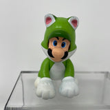 World of Nintendo Super Mario 3D World 2.5" Figure Cat Luigi Jakks