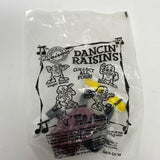 2001 Hardee’s California Raisins Dancin' Raisins Beebop Raisin PVC Figure - New