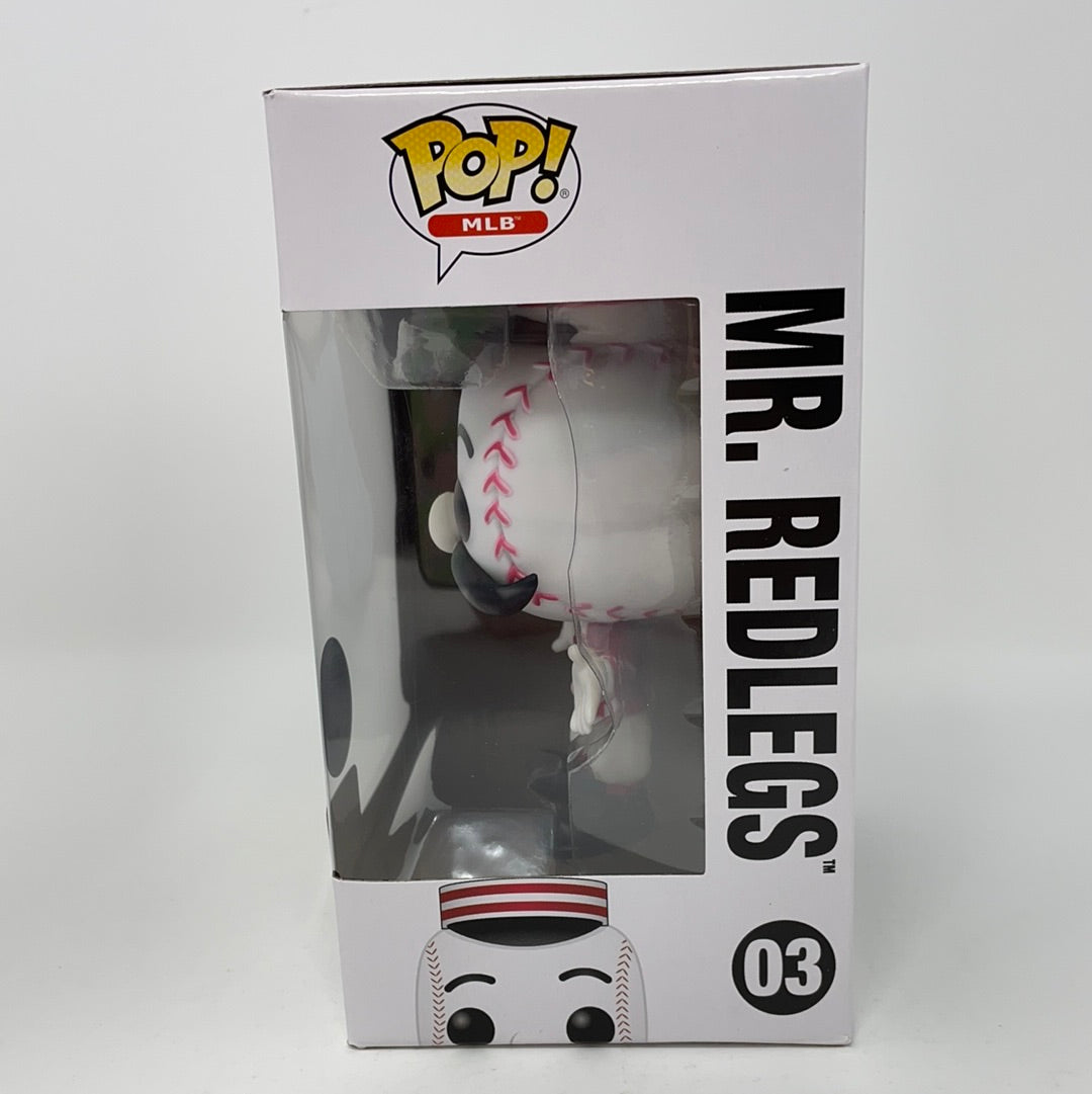 Funko POP! MLB - Mascots S2 Vinyl Figure - MR. REDLEGS #03 (Cincinatti  Reds) (Mint)