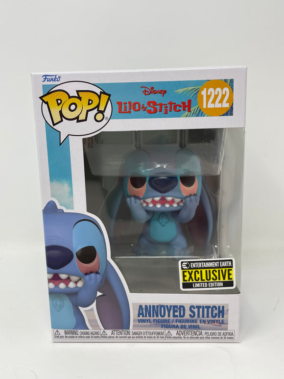 Funko Pop! Disney Lilo and Stitch Entertainment Earth Exclusive Annoyed Stitch 1222