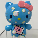 Hello Kitty Jakks Pacific 2009 Blue Soap Bubbles Figure Used