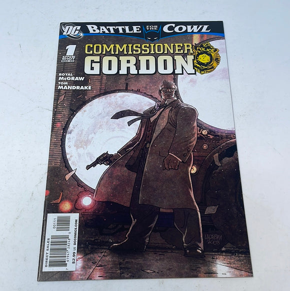 DC Comics Battle For The Cowl Commissioner Gordon #1 May 2009 One Shot