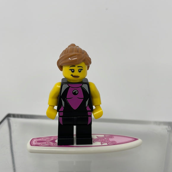Lego Mini Figure Series 4 Surfer Girl