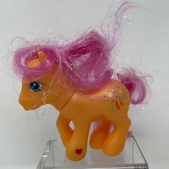 My Little Pony Sparkleworks MLP G3 Orange and Pink with Fireworks MLP