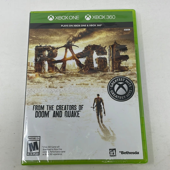 Xbox One & Xbox 360 Version Rage (Greatest Hits) (Sealed)