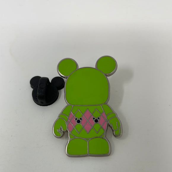 Disney Vinylmation Enamel Pin Argyle Green Pink