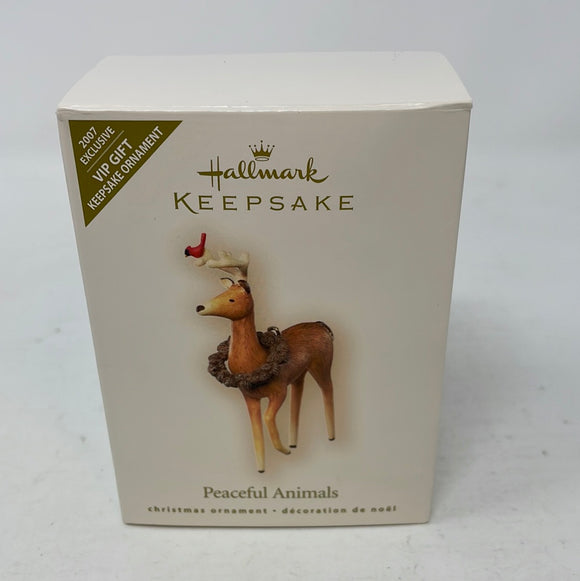 Hallmark Keepsake Ornament Peaceful Animals 2007 Exclusive VIP Gift