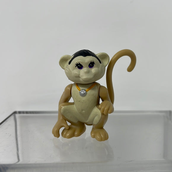 Vintage Littlest Pet Shop 1992 Kenner Swinging Monkey with Orange Collar