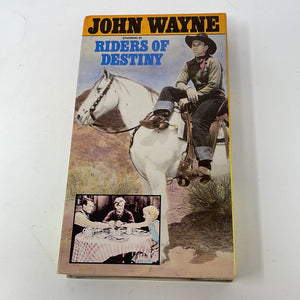 VHS John Wayne Starring In Riders Of Destiny