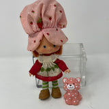 Strawberry Shortcake HERSELF And Pet Custard 1982 Vintage Lot Kenner