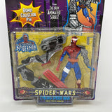 Marvel Comics Spider-Man Spider-Wars Cyborg Spider-Man High Tech Armor Toy Biz 1996