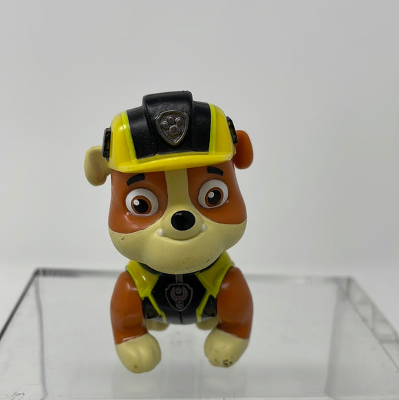 Paw Patrol Mission Paw RUBBLE Mini Miner Action Figure Seated 2