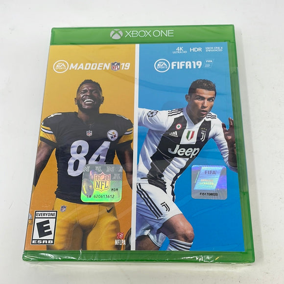 Xbox One Madden NFL 19 &  FIFA 19 (Sealed)