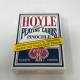 Vintage Hoyle Pinochle Playing Cards Blue Nevada Finish Hoyle Stamp Sealed 1211