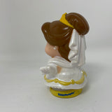 Fisher Price Little People Disney Wedding Dress Belle Beauty and the Beast 2012