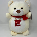 Christmas Letter E Squishmallows Hug Mees 15" White Bear Soft plush 2021