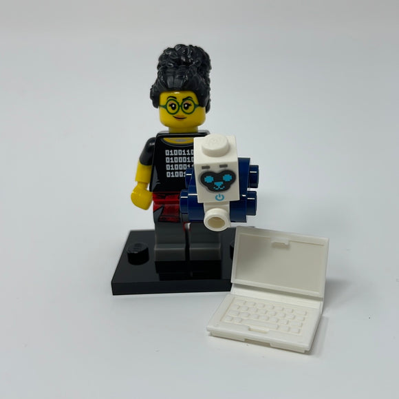 Lego Minifigure Series 19 Coder Girl Computer Programmer