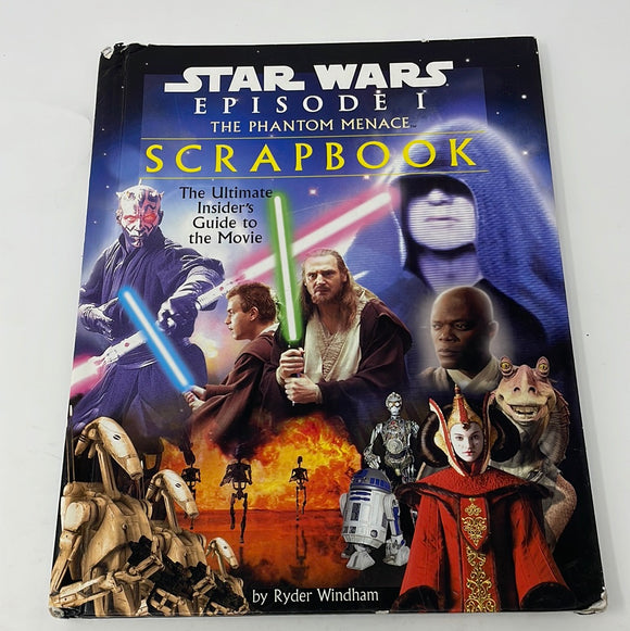 Star Wars Episode I The Phantom Menace Scrapbook Hard Cover *Damaged*