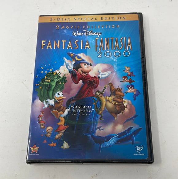 DVD Disney Fantasia and Fantasia 2000 (Sealed)