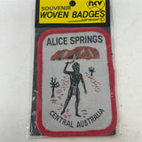 Souvenir Woven Badges Alice Springs Central Australia Patch