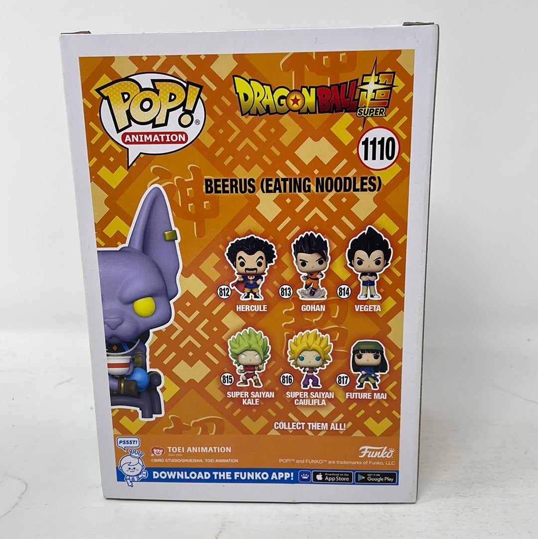 Funko Pop! Animation Dragon Ball Super Beerus (Eating Noodles) Hot