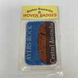 Barker Souvenirs Woven Badges Ayers Rock Central Australia Patch