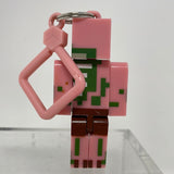 Xbox Minecraft Pigman Zombie Pink Plastic Keychain Figure