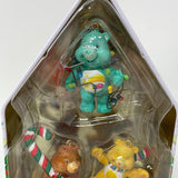 Care Bears Ornament 3 Set Collector Tin Funshine Tenderheart Wish Bear 2002