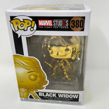 Funko Pop! Marvel Studios The First Then Years Gold Black Widow 380