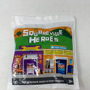 Wendy's Kids Meal Toy Squareville Heroes Auto Repair Shop & Post Office  3+ NIP