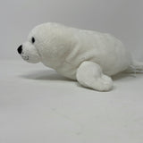 Build A Bear Seal Plush Stuffed Animal White BABW BAB Workshop Baby Seal Pup