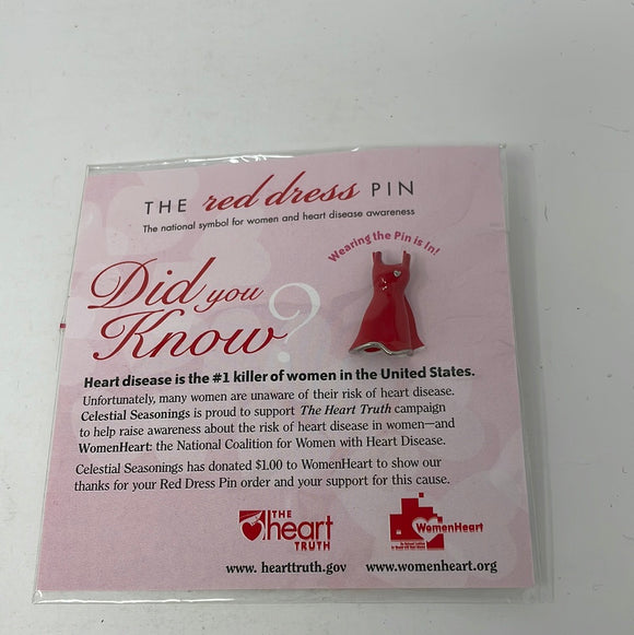 The Red Dress Pin 2005