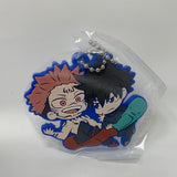 Gashapon Jujutsu Kaisen Chara Banchokou Rubber Mascot 2 Megumi Fushiguro and Sukuna