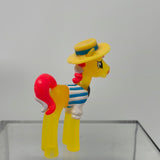 My Little Pony Hasbro G4 Blind Bag Mini Figure Flam (Mustache) Clear Neon