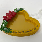 Hallmark 'Our First Christmas Together' Photo Holder 2021 Ornament