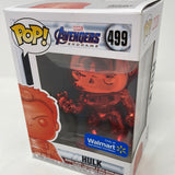 Funko Pop! Marvel Avengers Endgame Walmart Exclusive Red Chrome Hulk Walmart Exclusive 499