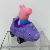 Peppa The Pig 3.5 inch George Pig Buggy Purple Dinosaur Figure Jazwares