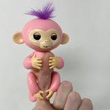 Fingerlings Baby Monkey Pink with Purple Hair