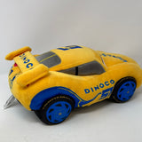 Disney Pixar Cars 3 Dinoco Cruz Ramirez Yellow Race Car Plush Pillow Stuffed Toy