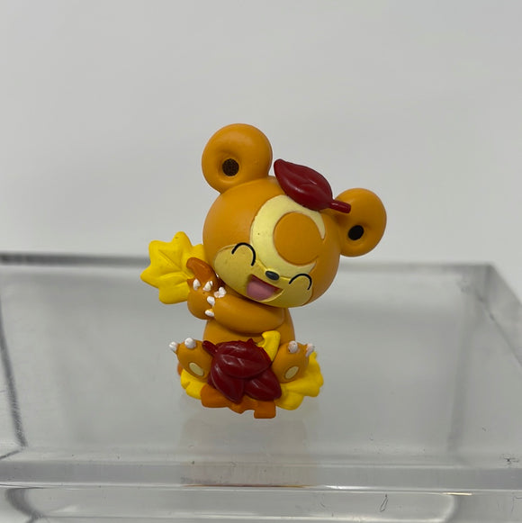 Pokémon Harahara Ochiba Asobi Fallen Leaves Volume 2 Takara Tomy Arts Teddiursa Figure